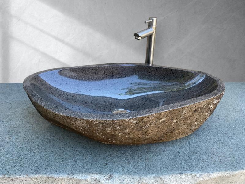 BUY GREY STONE WASHBASIN BAGAN