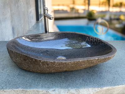 RIVER NATURAL STONE WASHBASIN BAGAN