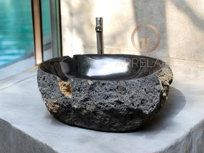 LAVA STONE WASHBASIN MAUNA