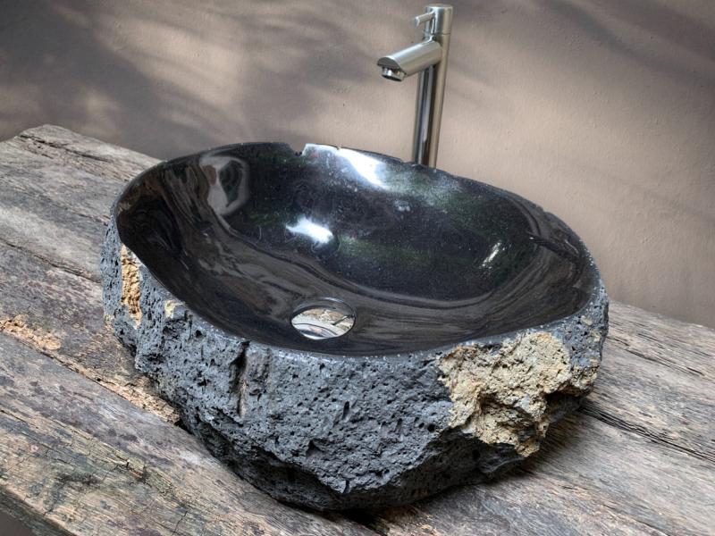 LAVABO DE PEDRA NEGRE MAUNA