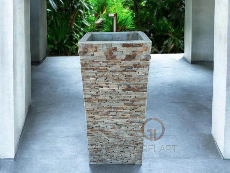 LAVABO PEDESTAL DE ONIX LIMITADO ANDREAS