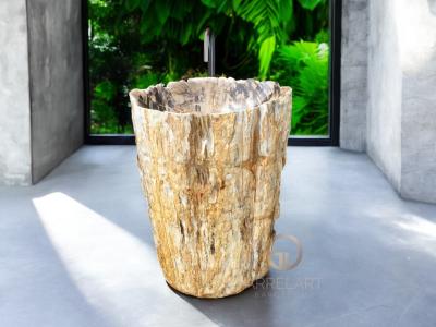 LAVABO PEDESTAL DE MADERA BRAZIL