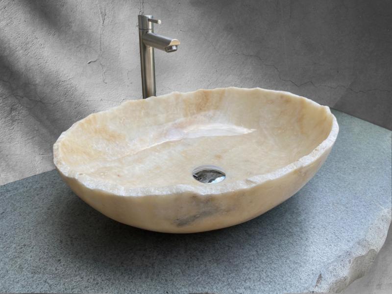 LUXURY WASHBASIN NATURAL ONYX STONE