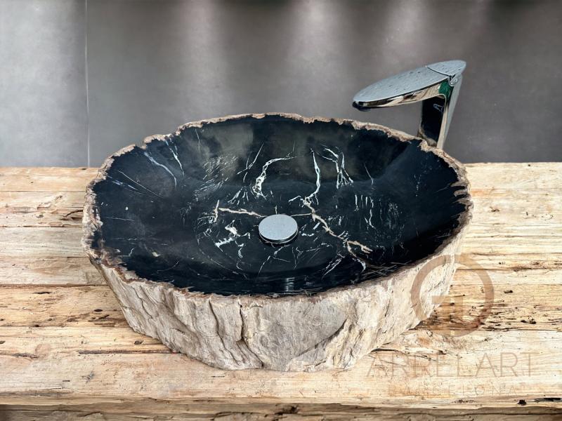 FOSSILIZED WOOD SINK LEWIS