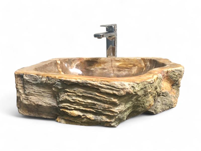 COMPRAR LAVABO DE MADERA FOSILIZADA ROYALE