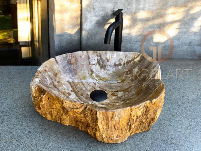 LAVABO BEIGE DE PEDRA BENEVENTO