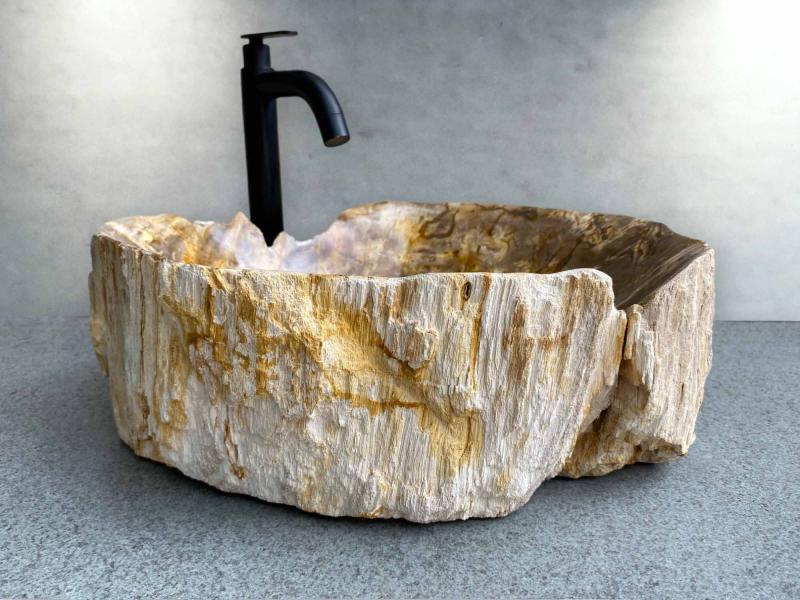 COMPRAR LAVABO DE MADERA PETRIFICADA IMPERIAL