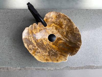 EXCLUSIVE PETRIFIED WOOD WASHBASIN IMPERIAL