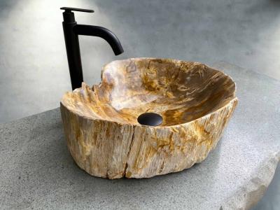 PETRIFIED WOOD WASHBASIN IMPERIAL