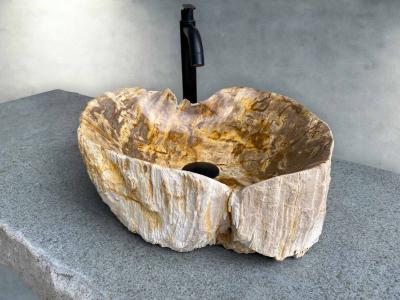 PETRIFIED WOOD WASHBASIN IMPERIAL