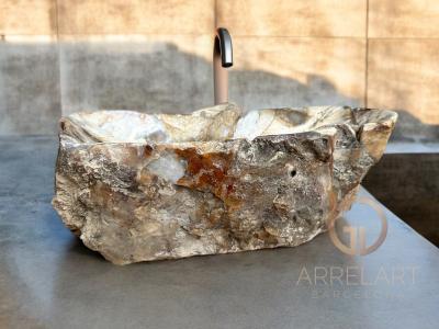 PETRIFIED WOOD SINK GRECI