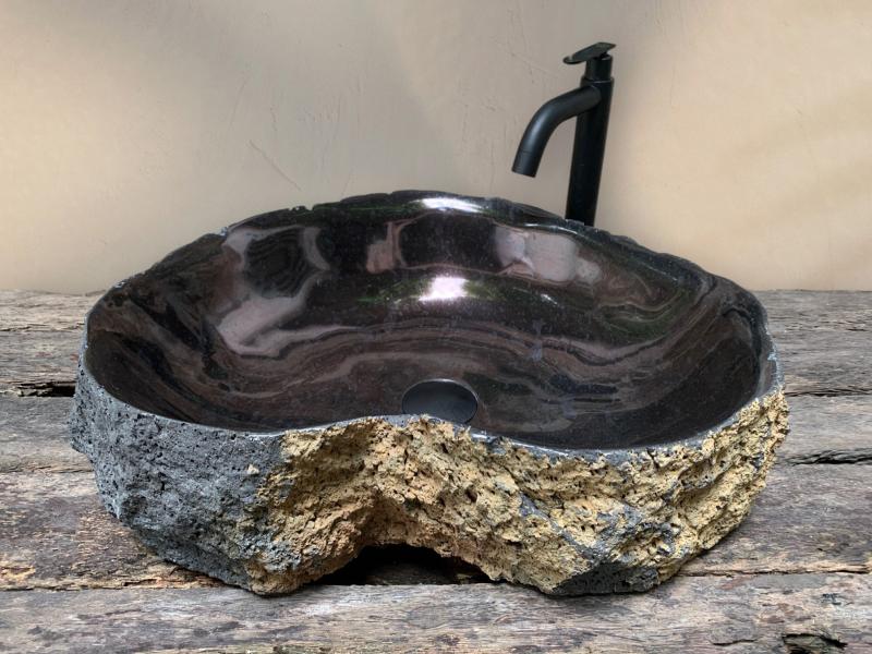 STONE SINK BLACK SAND