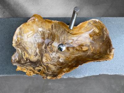 EXCLUSIVE PETRIFIED WOOD WASHBASIN AFRICA