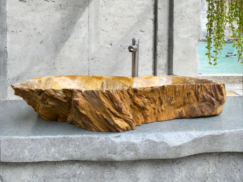 PETRIFIED WOOD WASHBASIN AFRICA