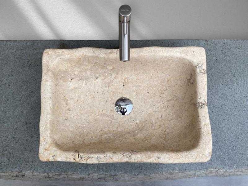 LAVABO DA APPOGGIO IN MARMO WILDER