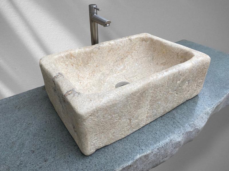 ACQUISTARE LAVABO DA APPOGGIO IN MARMO ANTICO - WILDER