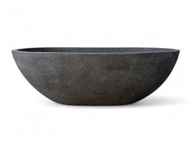 GREY FREESTANDING BATHTUB