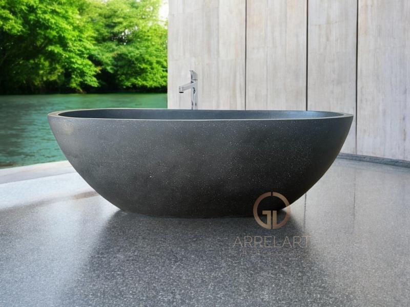 LUXURY POLISHED STONE BATHTUB MANGATA