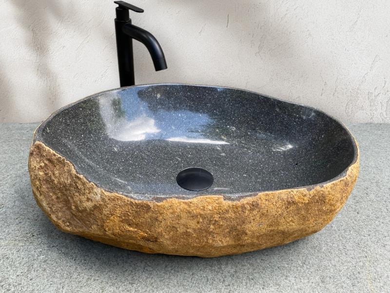 LAVABO DA APPOGGIO IN PIETRA NATURALE CLOUET