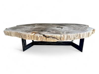 MESA DE MADERA PETRIFICADA ALMA