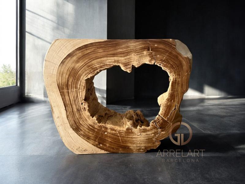 ORGANIC CONSOLE IN NATURAL WOOD CALABRIA