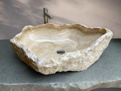 BEIGE STONE WASHBASIN TALAMANCA