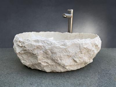 LAVABO DA APPOGGIO IN MARMO BIANCO ITALIA