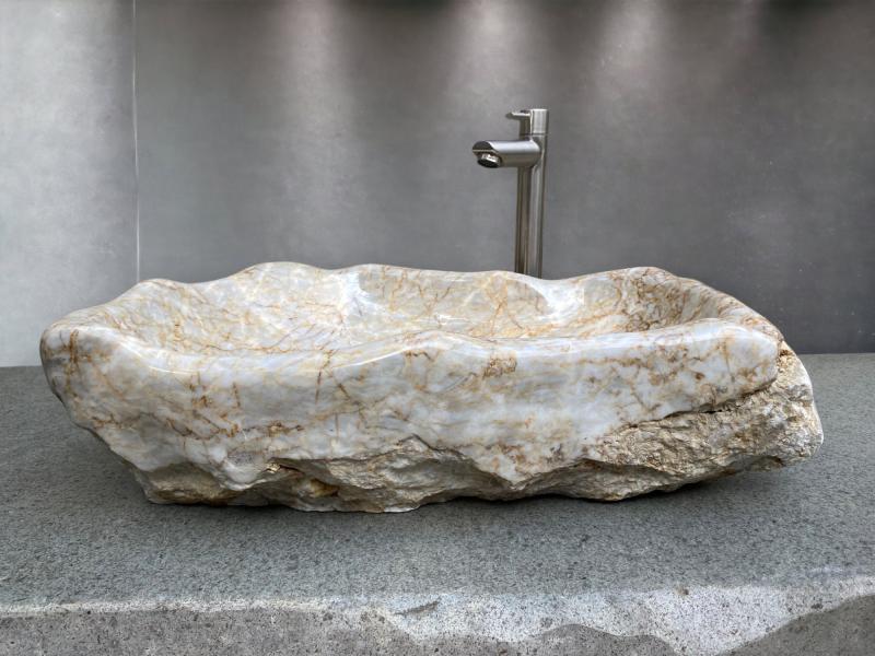 STONE SINK IN MARBLE SUEZ