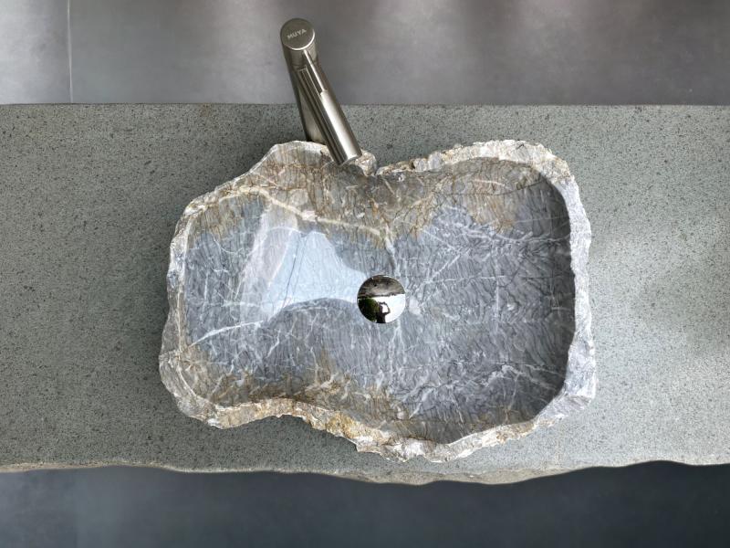 Buy Rustic Gray Marble Sink