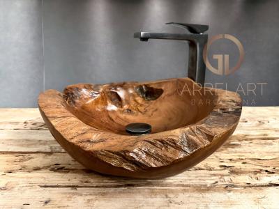 LAVABO TRADICIONAL DE MADERA TECA NAHELE