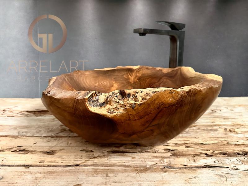 LAVABO DA APPOGGIO IN LEGNO TALISAY