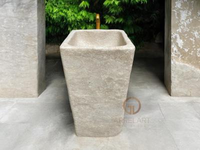 MARBLE COLUMN WASHBASIN PRASLIN