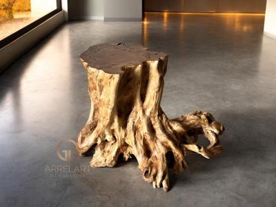 TABLE HAUTE EN BOIS POLOGNE