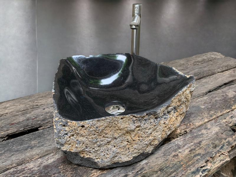 LAVABO DA APPOGGIO IN PIETRA LAVICA VOLCAN