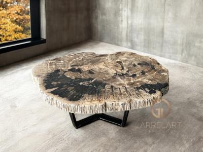 PETRIFIED WOOD TABLE ALMA