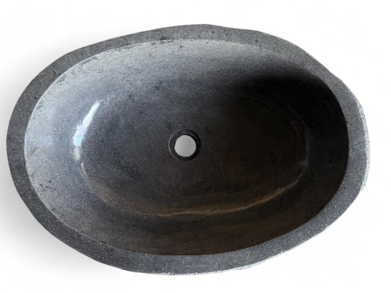 BUY BLACK OVAL WASHBASIN USHUAIA