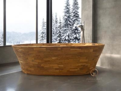 VASCA DA BAGNO FREESTANDING IN TEAK UBUD