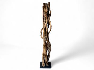 SCULPTURE EN BOIS TROPICAL MONTIGNAC