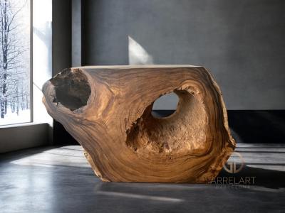 ORGANIC CONSOLE IN NATURAL WOOD CALABRIA