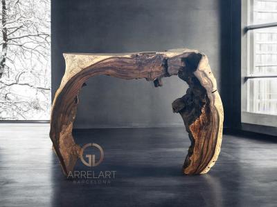 TROPICAL CONSOLE MADE OF NATURAL WOOD CECILIA