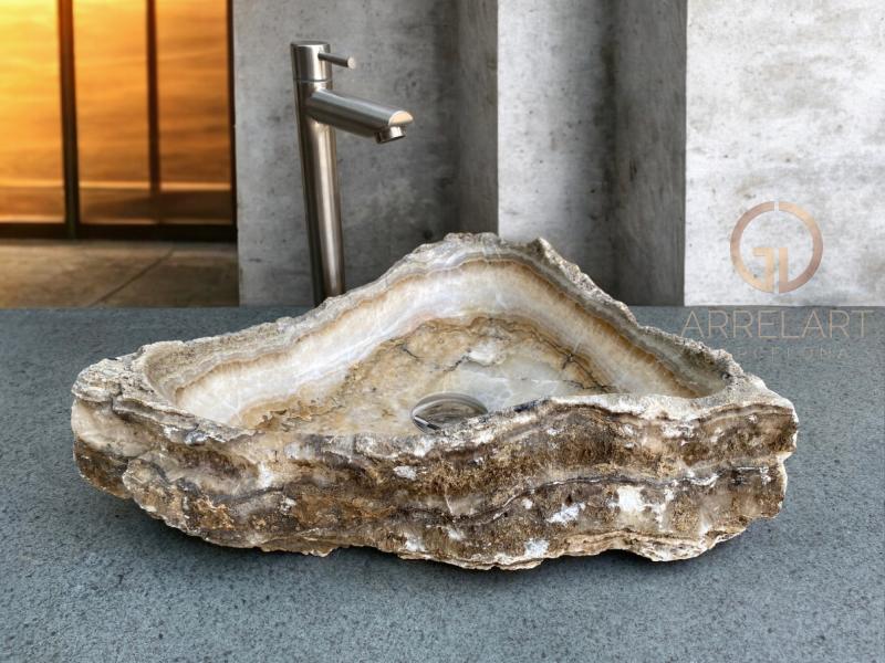 LAVABO DE PEDRA D'ONIX CANOVA