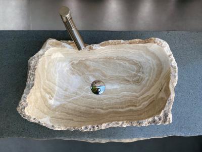 WHITE STONE WASHBASIN BEGUR