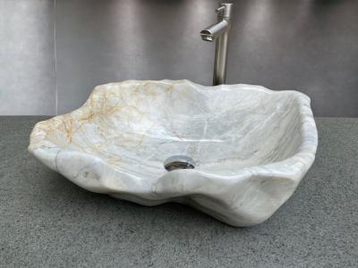 LAVABO DE PEDRA BLANCA