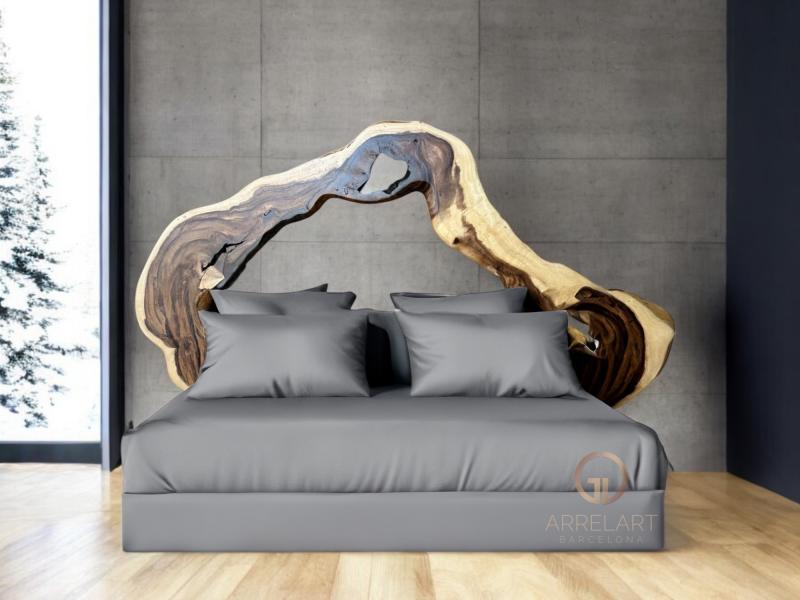 TROPICAL SOLID WOOD HEADBOARD