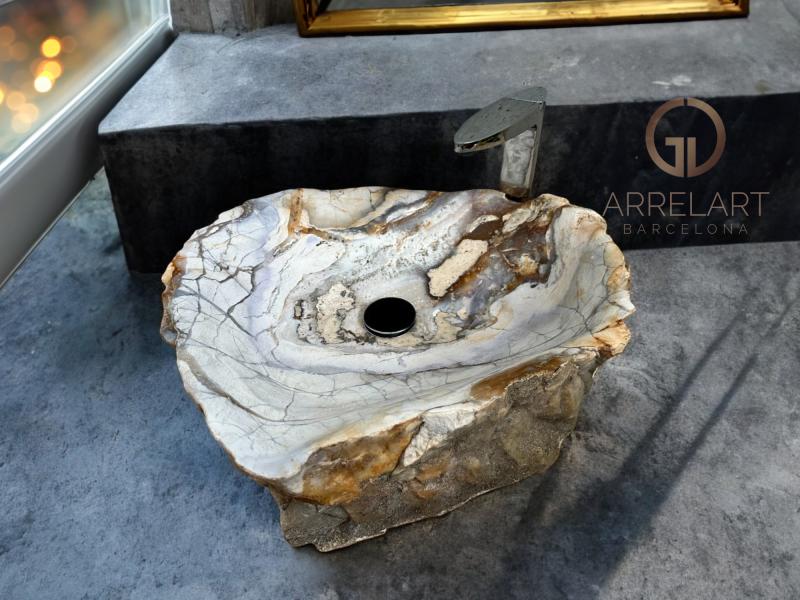 STONE WASHBASIN PANKA WARNA