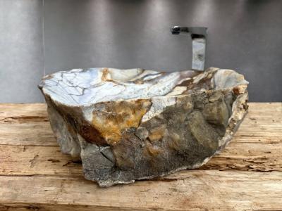 LAVABO DE PIEDRA BLANCA PANKA WARNA