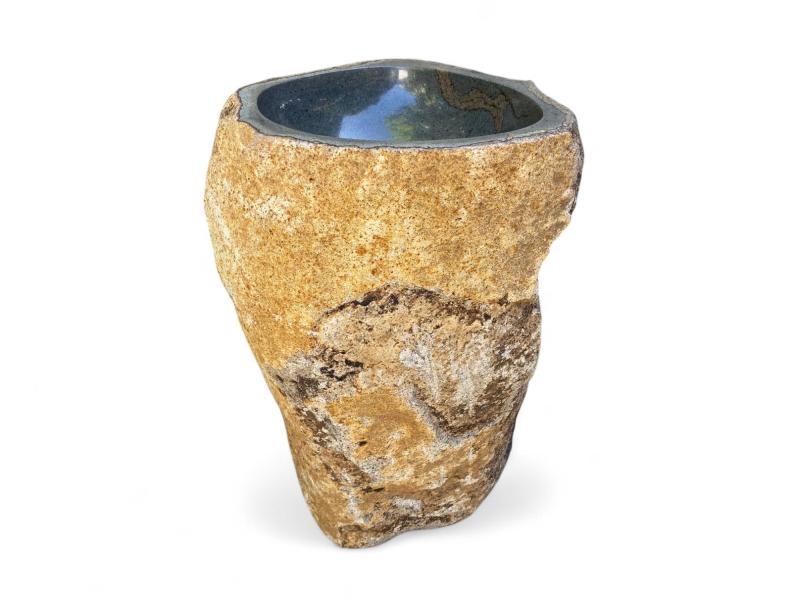 EXCLUSIVE SOLID STONE PEDESTAL WASHBASIN IDRIS