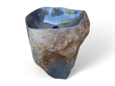 STANDING BASIN IN GREY STONE