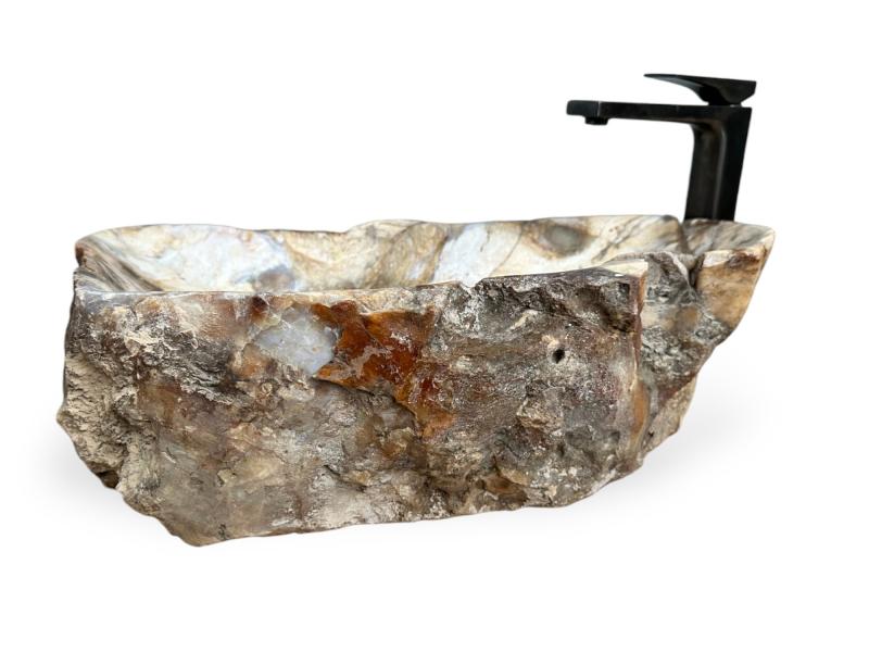 COLOURED STONE WASHBASIN