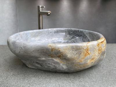 MARBLE WASHBASIN IN NATURAL COLOURS VINCI